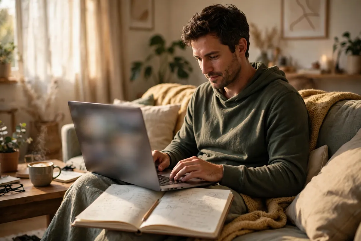 import Airtel Payments Bank statement into Xero — freelancer working on a laptop from a couch