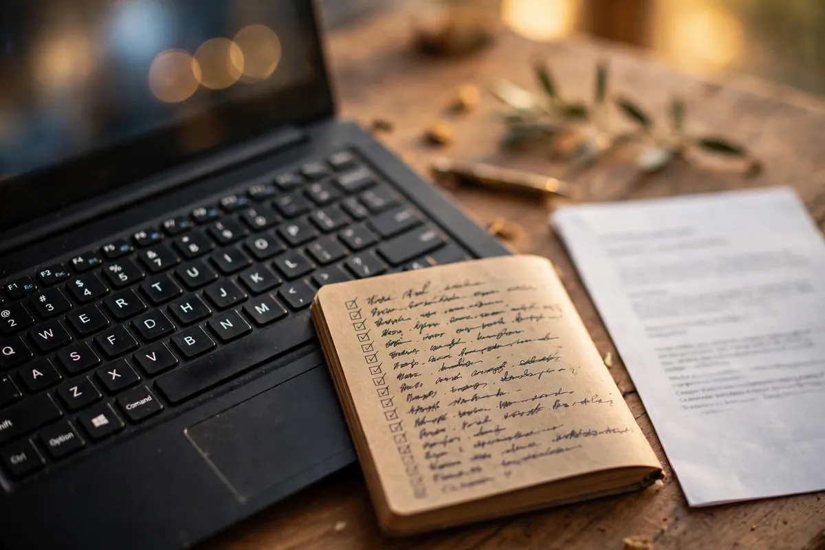 import Banco de Corrientes statement into Xero — notebook checklist beside a laptop