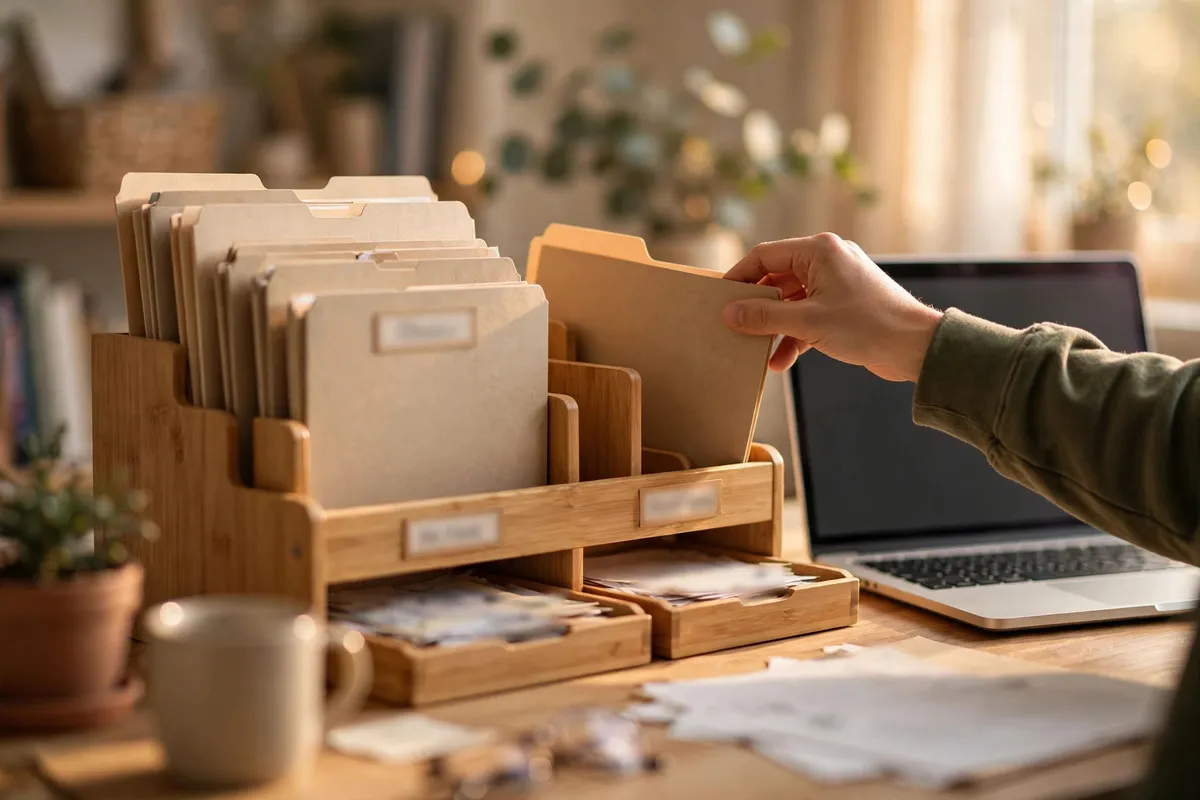 download bank statements for all accounts — filing statements into a labeled email folder system