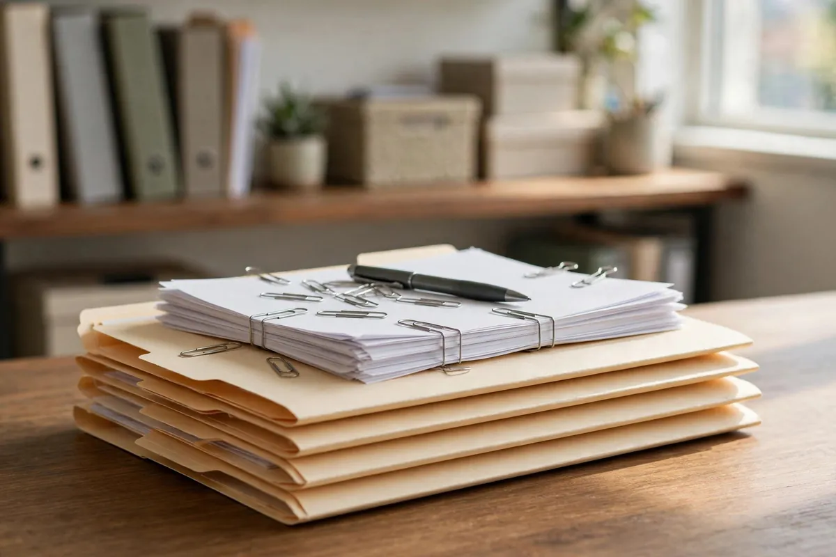 how to prepare your bank statement for your CA — gathering every account's statements into folders