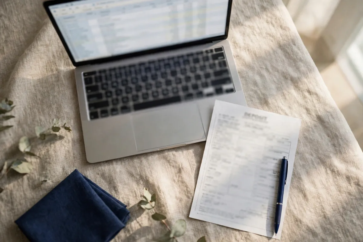 record Stripe payments in QuickBooks — spreadsheet of Stripe payouts matched to bank deposit
