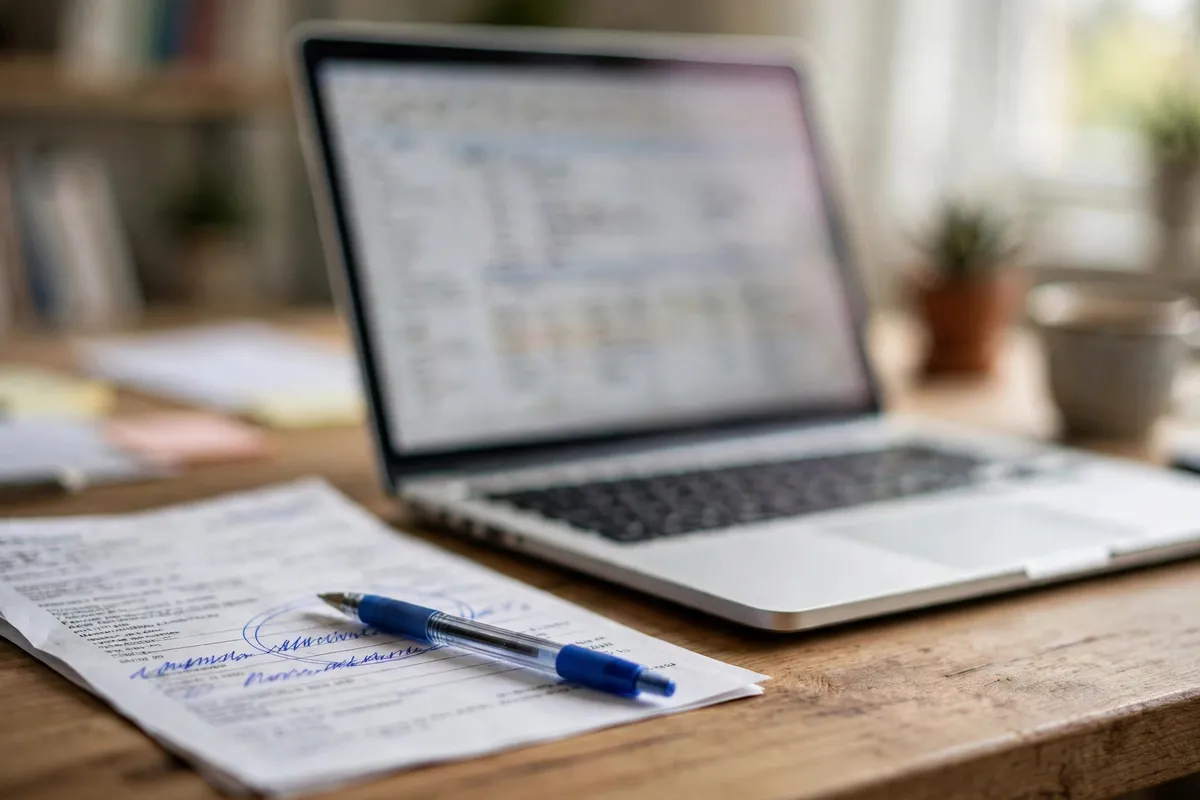 import Lloyds bank statement into Xero — printed statement next to a clean converted spreadsheet