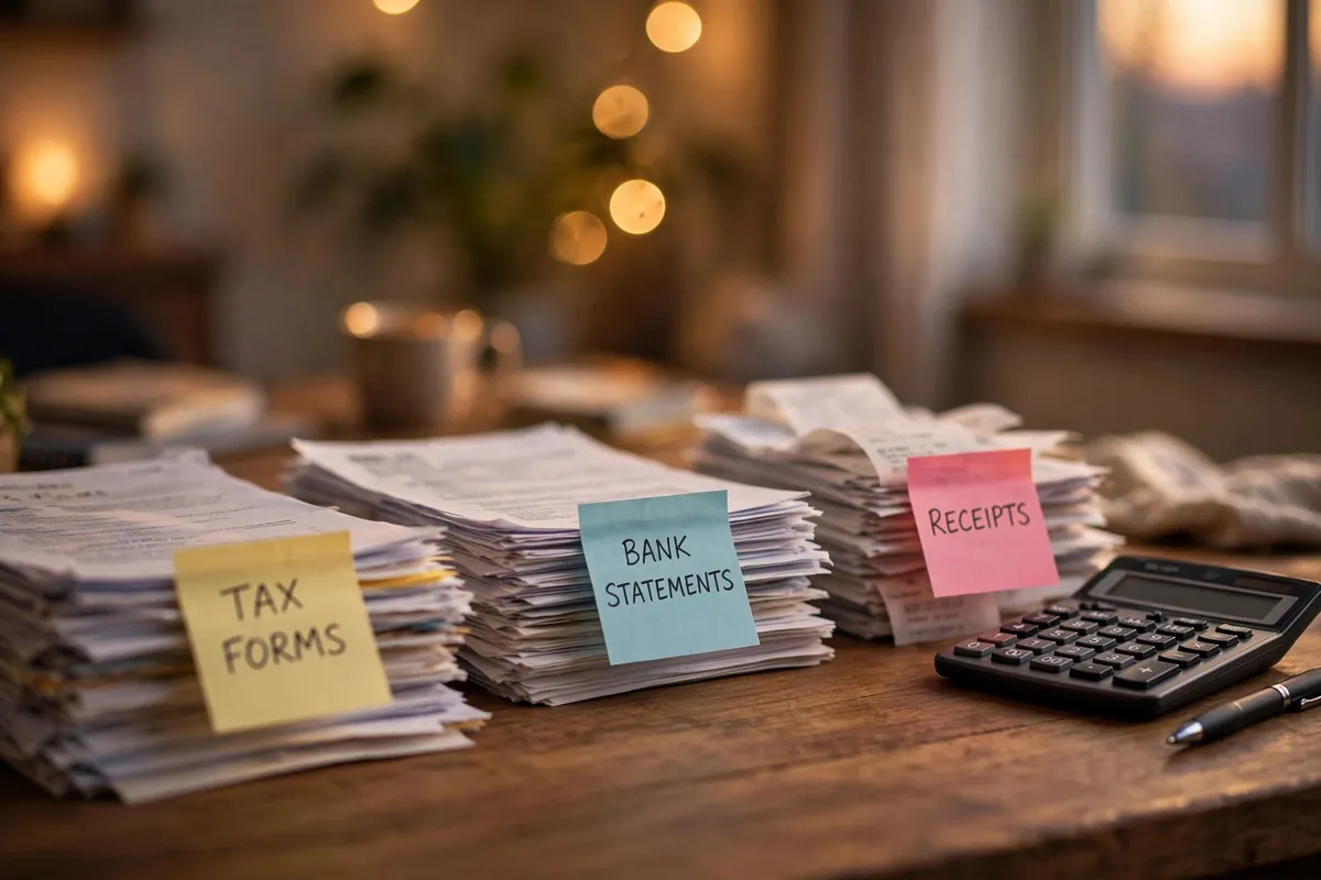 convert TD Bank PDF to CSV for QuickBooks — organizing tax forms and statements for year-end