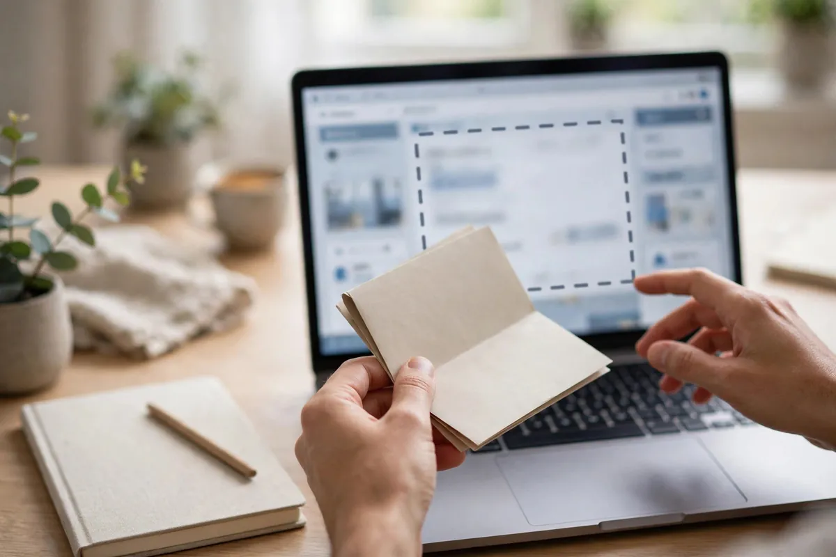 convert Truist bank statement PDF to CSV for QuickBooks — hands dragging a file on a laptop